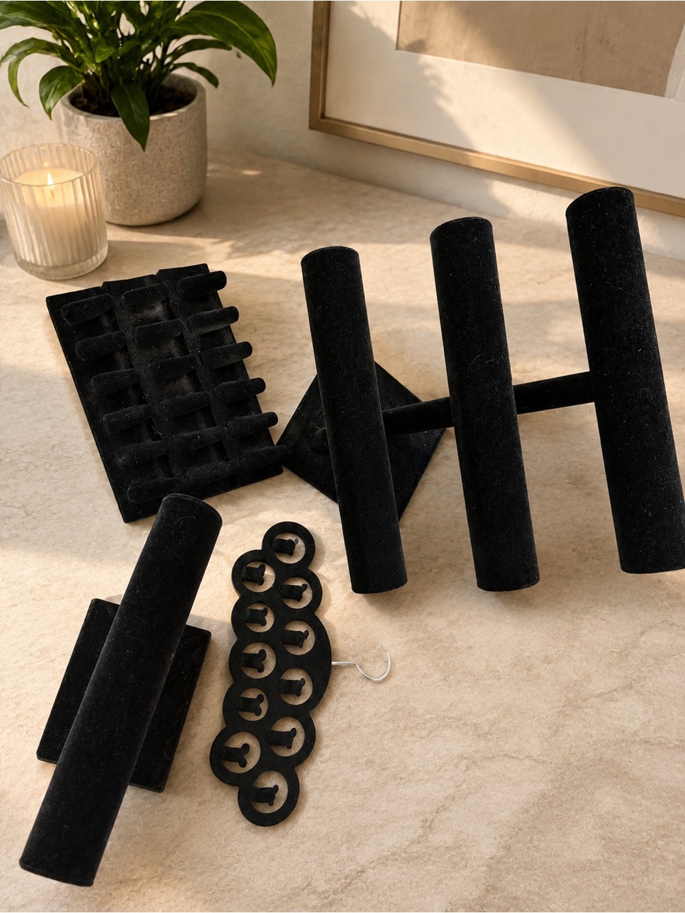 Velvet Accessory Organizer Set